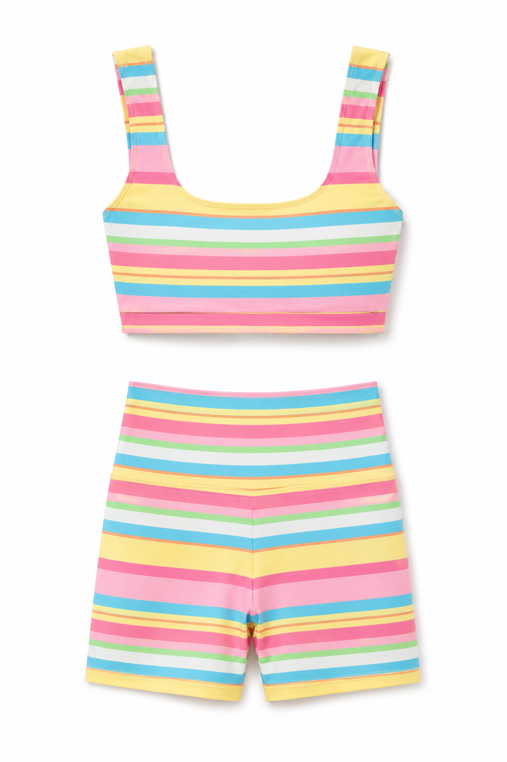 Striped Activewear Set